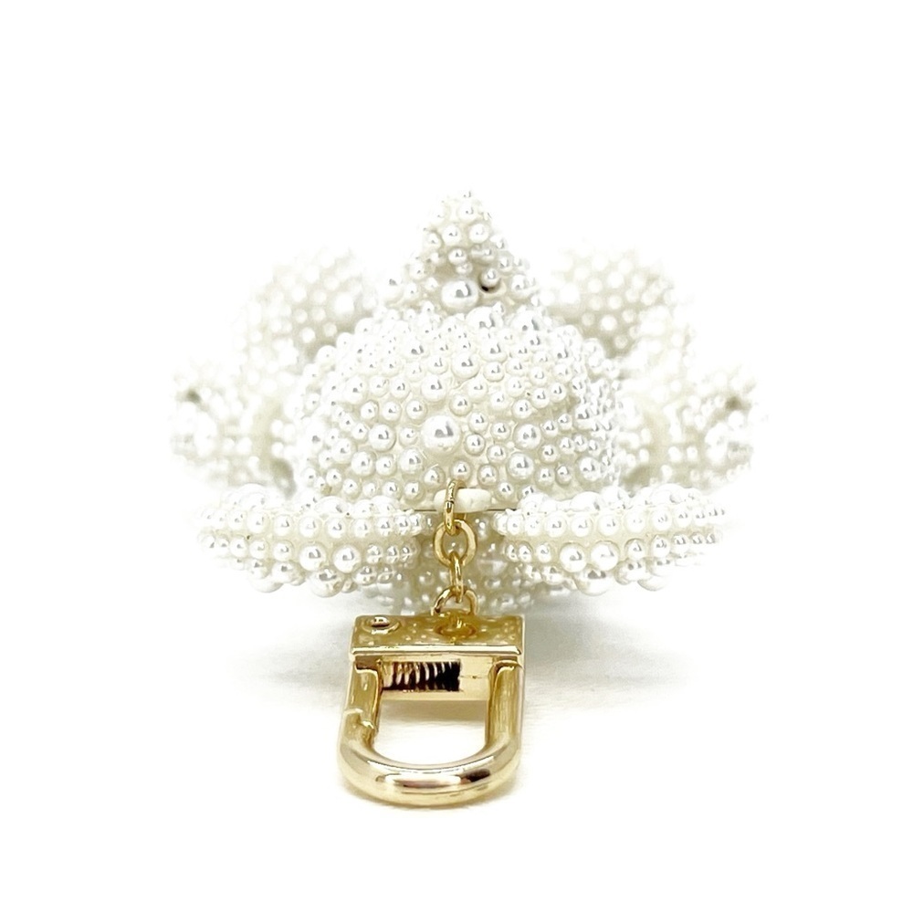 Disney X Baublebar Mickey Mouse Disney Bag Charm Faux Pearl White NWT New in Box - Picture 6 of 8